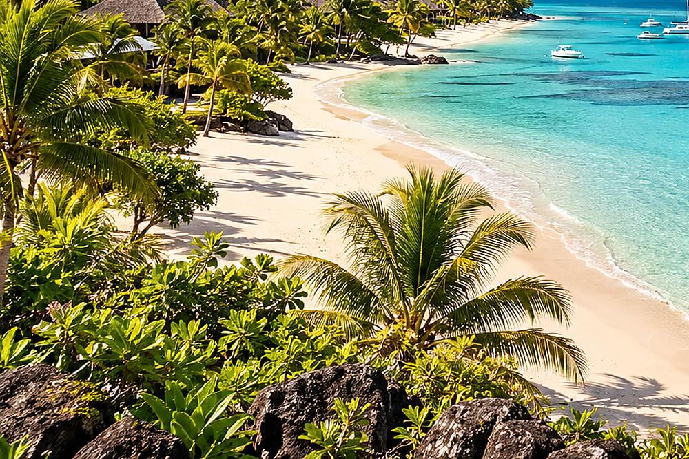Plaża Mont Choisy na północnym zachodzie Mauritiusa