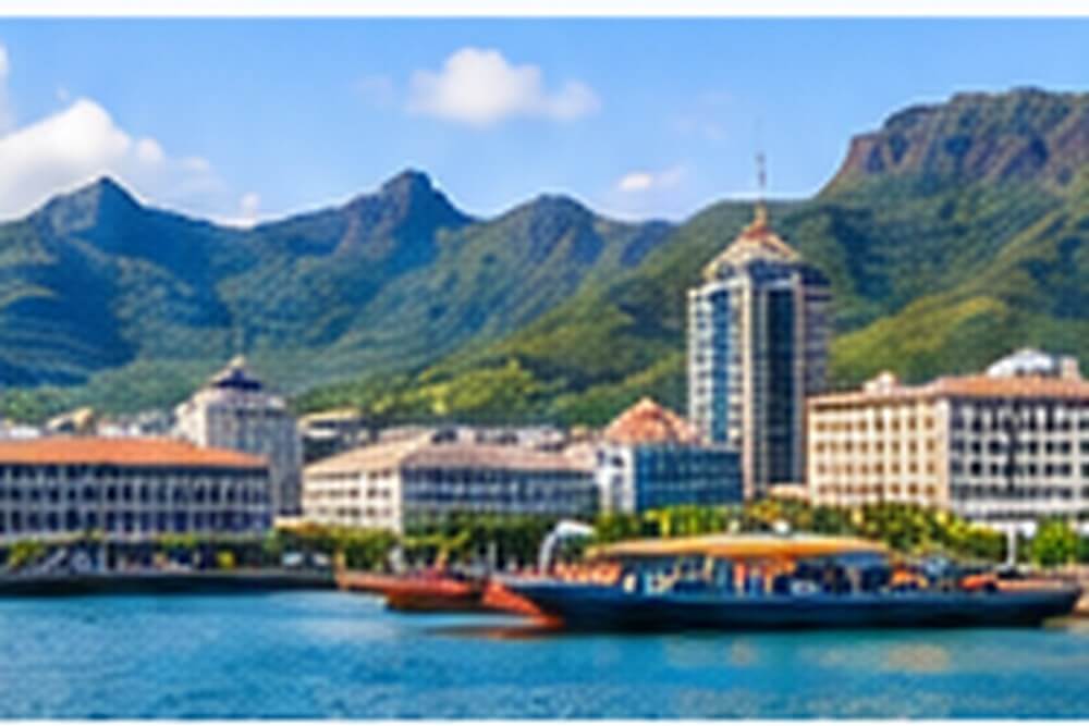 Port Louis i zabudowa stolicy Mauritiusa